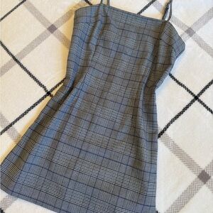 Forever 21 Plaid Spaghetti-Strap Mini Dress